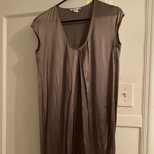 Vince Taupe Sleeveless Dress